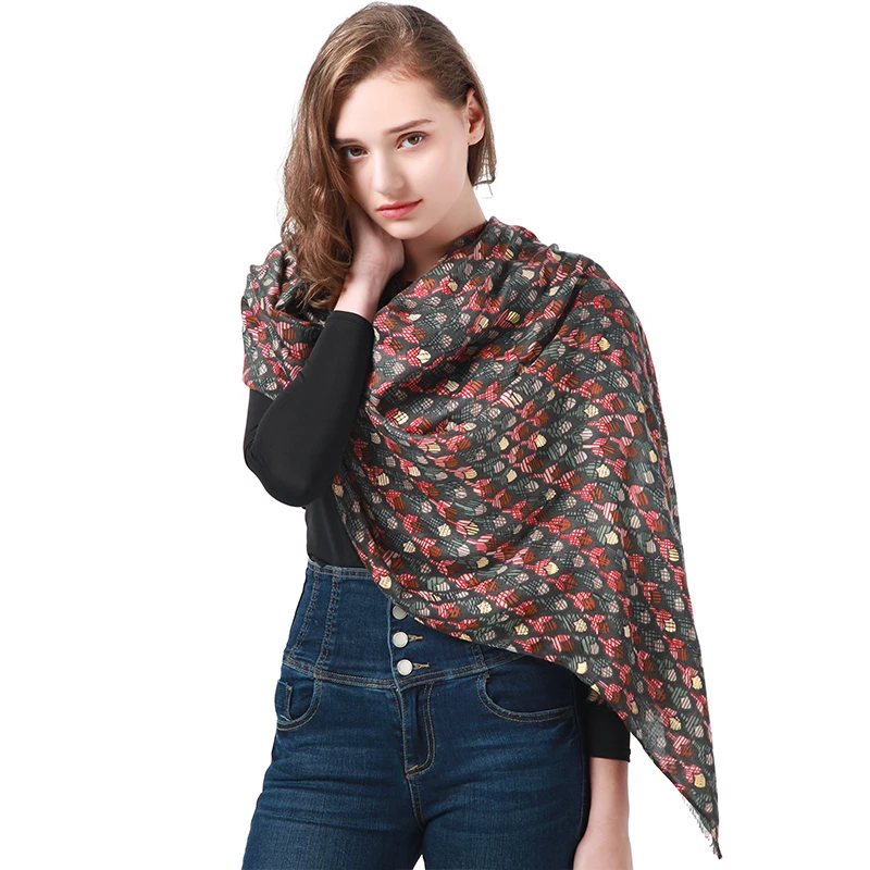 Тысячи стилей в нашем магазине 180X90cm высокого качества с принтом тюльпанов дизайнерское полиэстровое Шарф пончо, шаль, накидка, шали