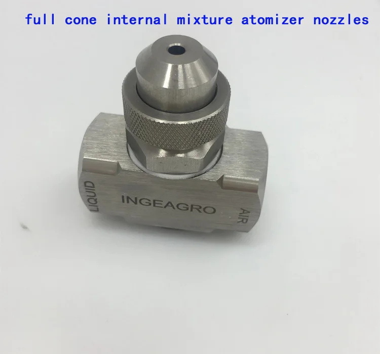 stainless steel external mixture misting nozzle,micron misting nozzles,fog mist nozzle