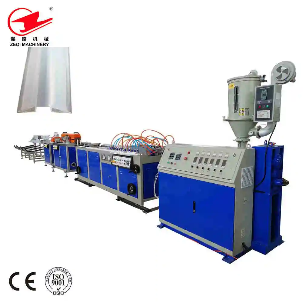 45Mm Single Screw Extruder Machine For Pp Omega Profile Plastic Extrusion Production  Line Extrusora De Plastico De Pp