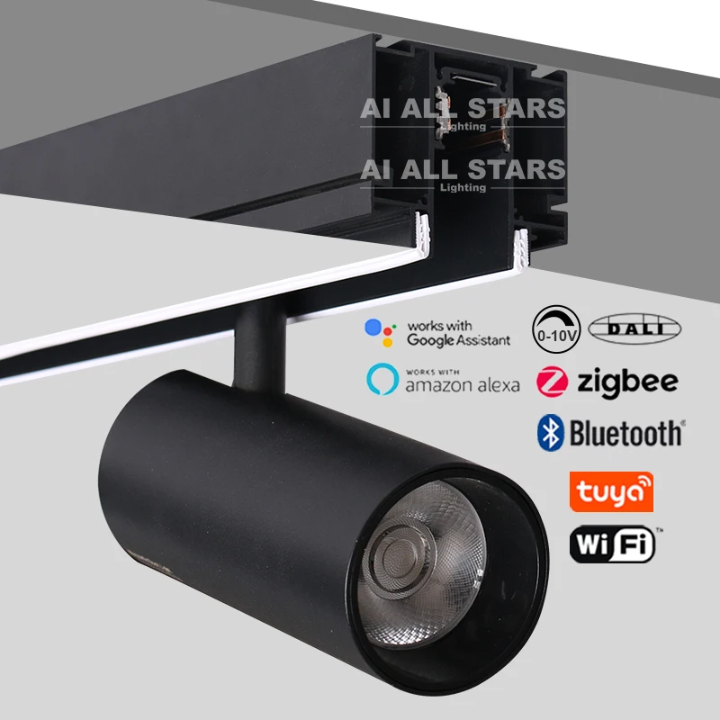 Russia Stretch Ceiling Decorative Linear Lighting Magnetic Light Track Ceilings Profile Aluminum LED Profile For Stretch Ceiling