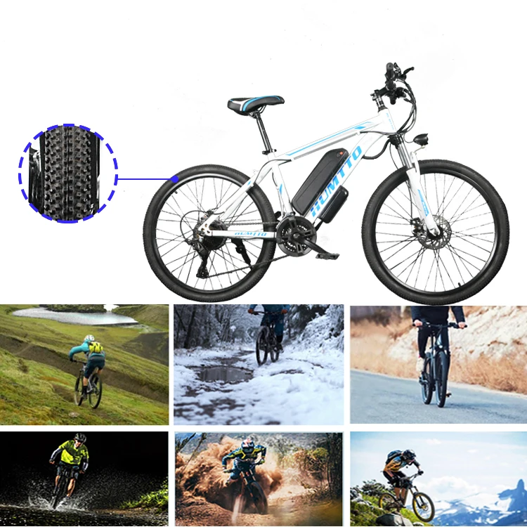 Humtto hot sale 250W Aluminum alloy  21speed Lithium battery 36v 48v ebike bicycle electric mountain bike