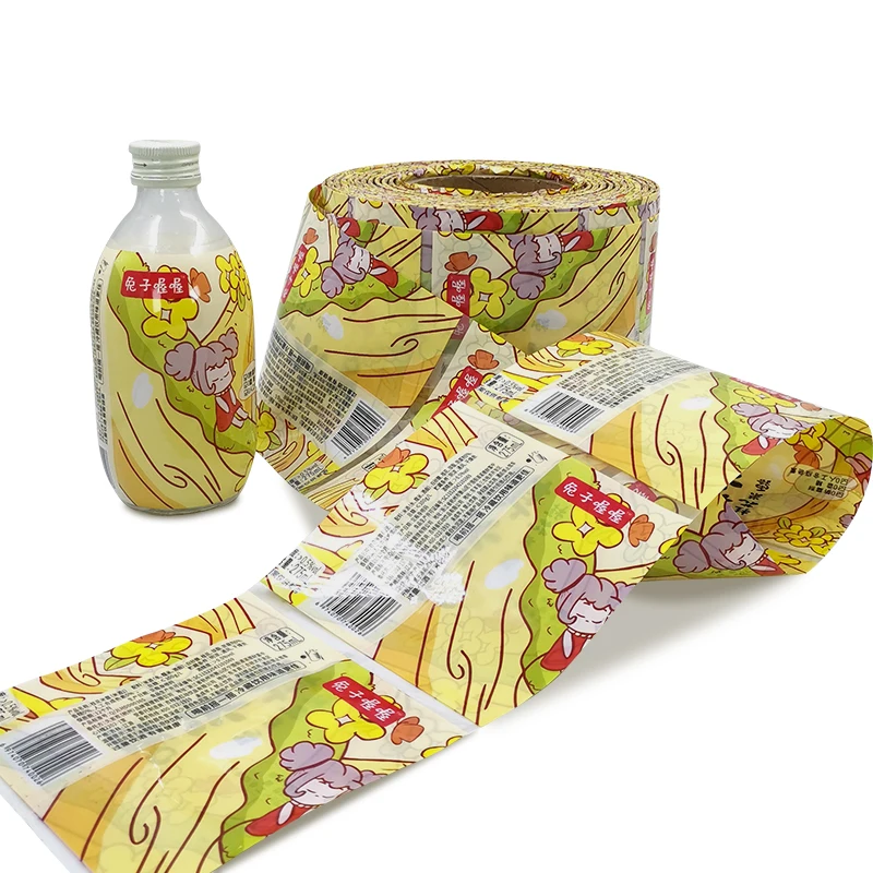 customized uv ink offset printing shrink warp roll clear pvc heat shrink sleeve