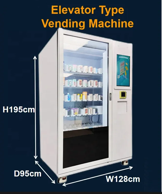 Direct push slot Smart vending machine Cupcakes Snacks Drinks selling automatic vending machine