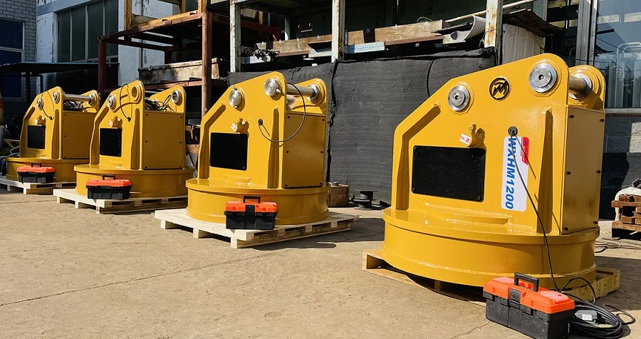 Yantai Weixiang 20Ton, 30Ton, 40Ton Steel Scrap hydraulic excavator Lifting electro Magnet