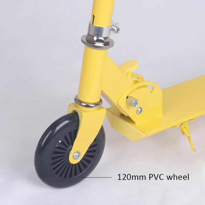 Hot Sale  Foldable Adjustable Height Kick Scooter with 2 PVC Wheels Portable Scooters