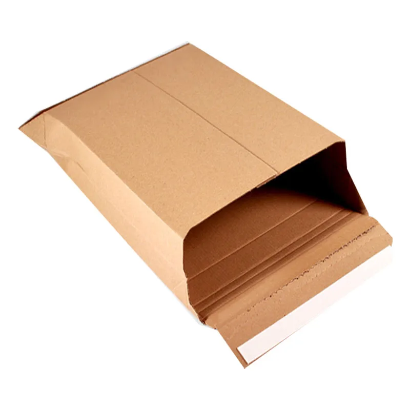 Durable Yet Lightweight 100% recyclable Corrugated Paper lining Kraft Paper Book CD Mailer for Shipping