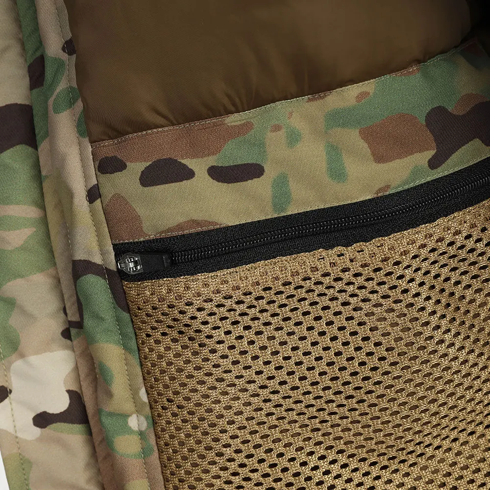 Emersongear зимняя походная камуфляжная тактическая мягкая куртка для мужчин