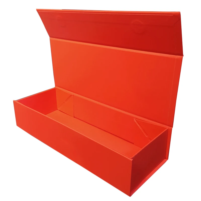 new arrival fo simple elegant folding grey board Luxury Custom Logo Folding Magnetic closure Black Paper Flat Packing Gift Box