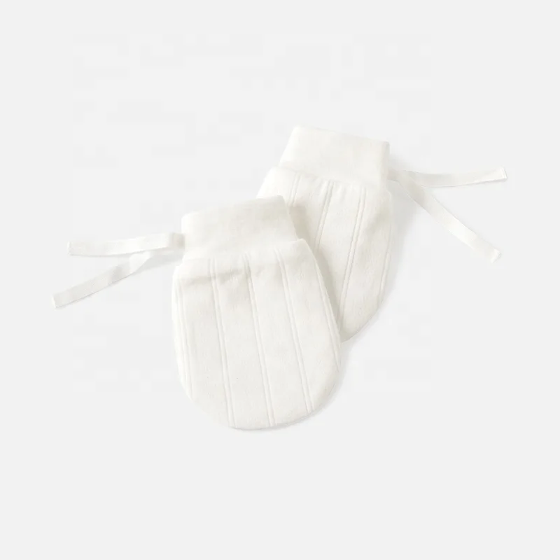 Варежки для новорожденных из муслина с защитой от царапин BUK-Four Seasons