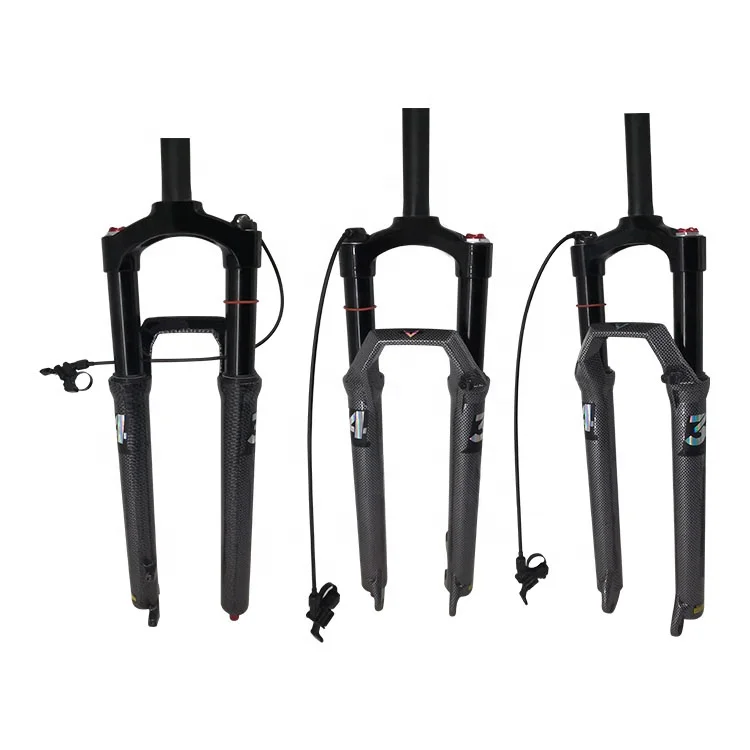 remote wire control bicycle front suspension fork magnesium alloy bike fork MTB fork