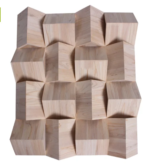 Tianjie Acoustic panels Factory recording room fireproof QRD MSL D2 bass trap sound diffuser panels