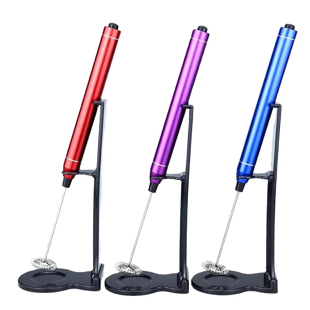High Quality 2024 Pailite Slim Aluminum Kitchenaid Mixer Mini Coffee Whisk Hand Milk Frother