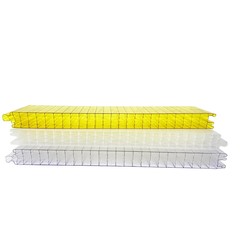 Hollow Profile Rain Cover Balcony Pc Sheets 10mm Twin Wall Polycarbonate Sheet