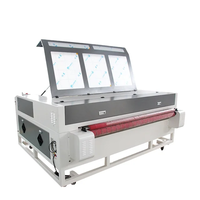 auto feeding denim jeans laser engraving cutting machine