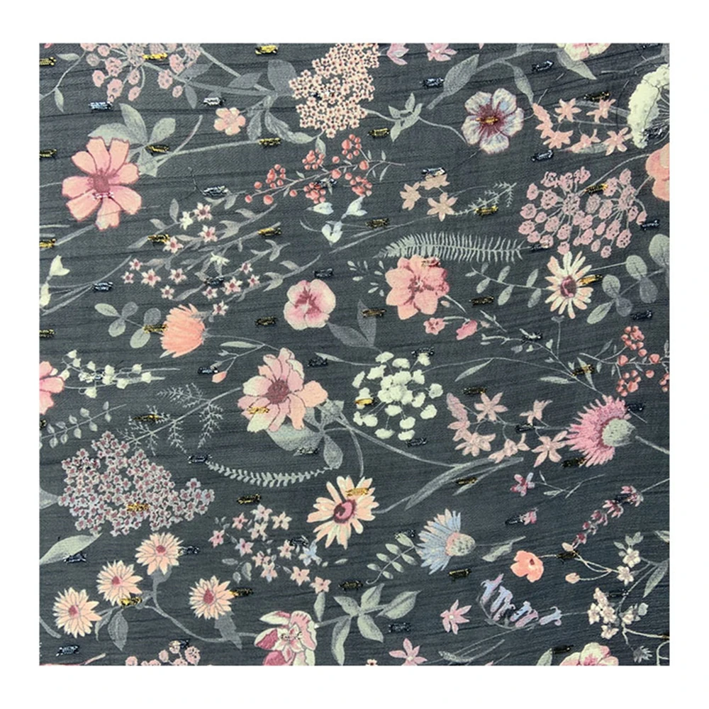 
New product chiffon crepe dot polyester woven fabric 