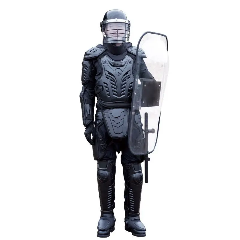 Full Body Armor Riot Gear Anti Riot Suit With Helmet