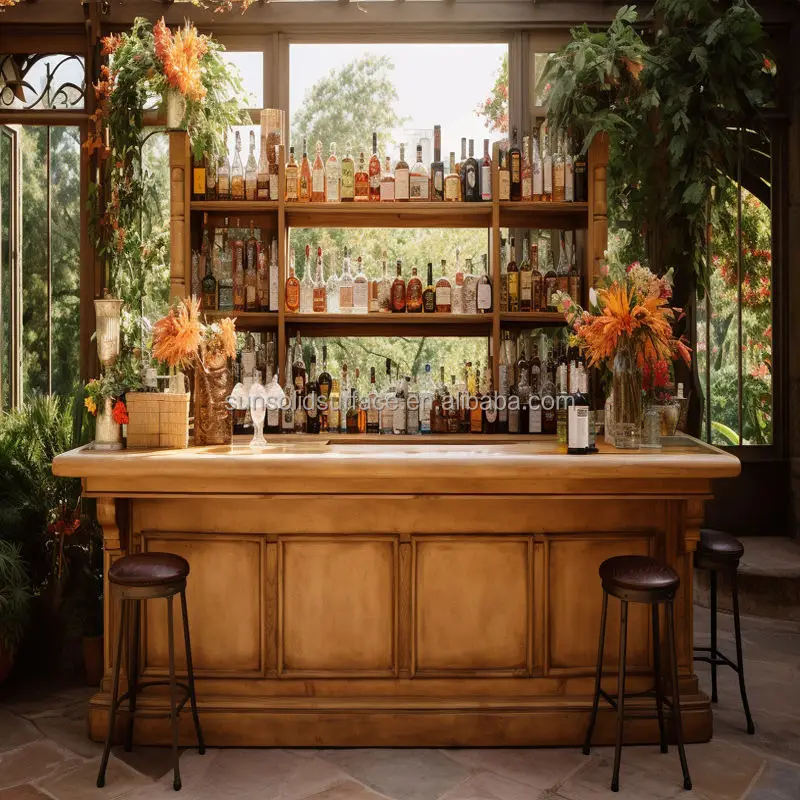 Wholesale bar   Counter new fashion lighting led bar counter club back outdoor bar furniture