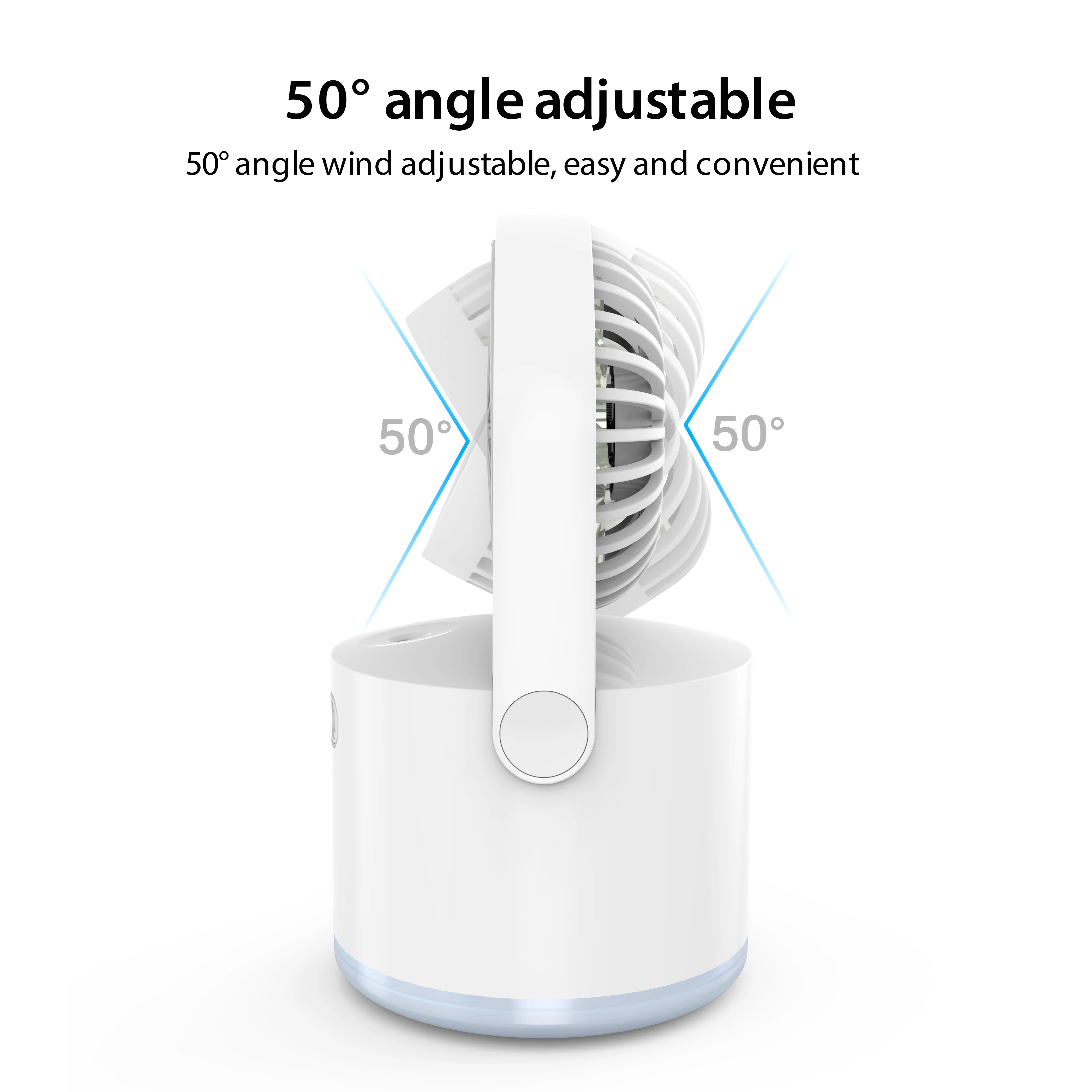 Ice Cube Tray Cooling Fan Portable Desktop Mini Conditioning Blower indoor electric fan