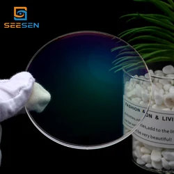 1.59  PC round top bifocal hard and ar coating HMC eyeglasses prescription lenses RT-28 eyewear lens
