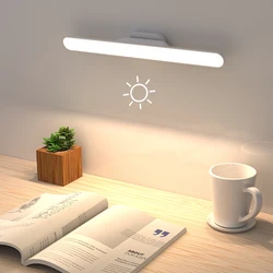 Magnetic Table Bedside Lamp Hanging Wireless Touch LED Dormitory Study Reading Night Light Charging Learning Desk Lamp