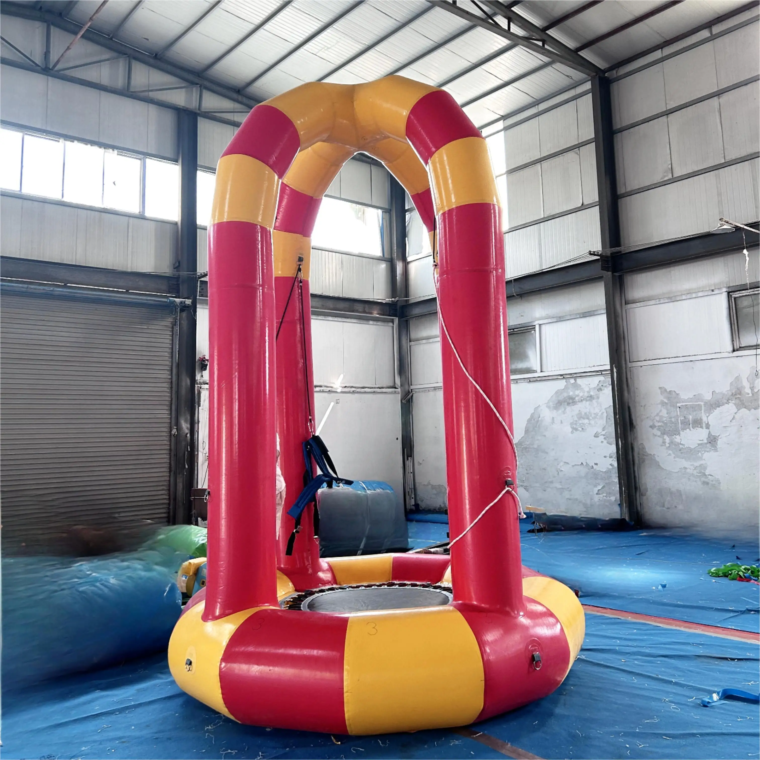 Inflatable Interactive Game Inflatable Sport Game  Airtight  Bungee Trampoline For Kids