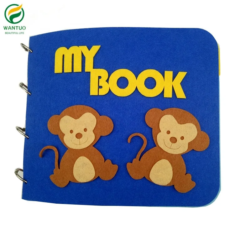 wholesale felt baby quiet bath books soft fabric baby cloth book