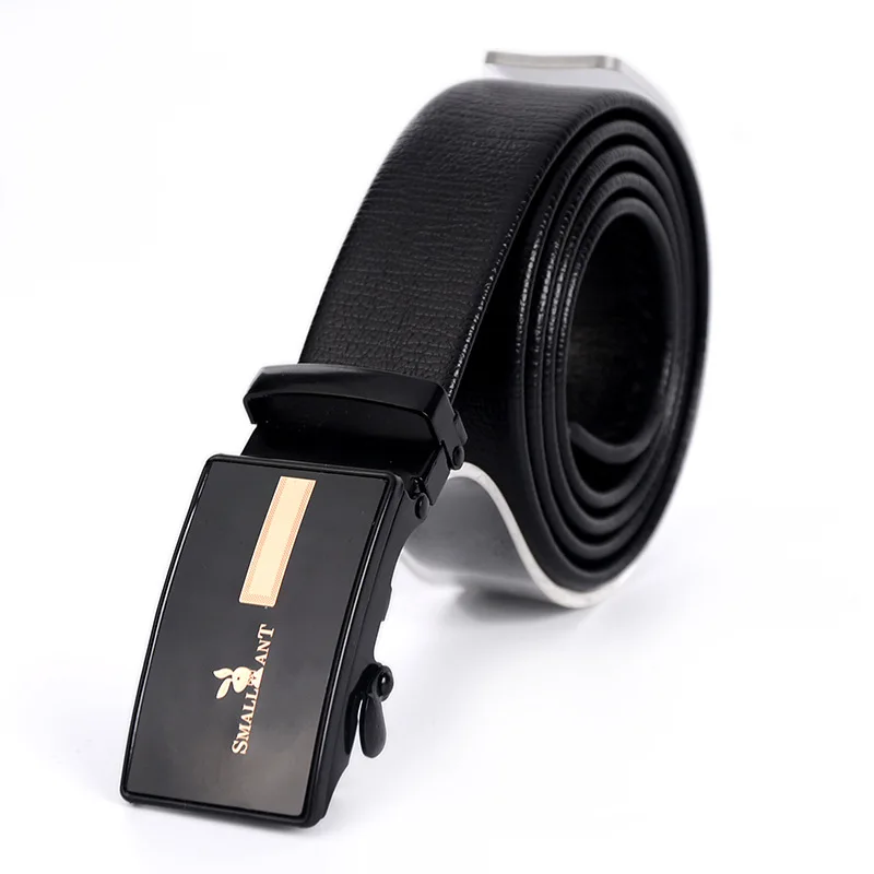 Износостойкий новый мужской деловой Повседневный ПВХ ремень акриловый Железный автоматический ремень с пряжкой для брюк дешевый высокое качество