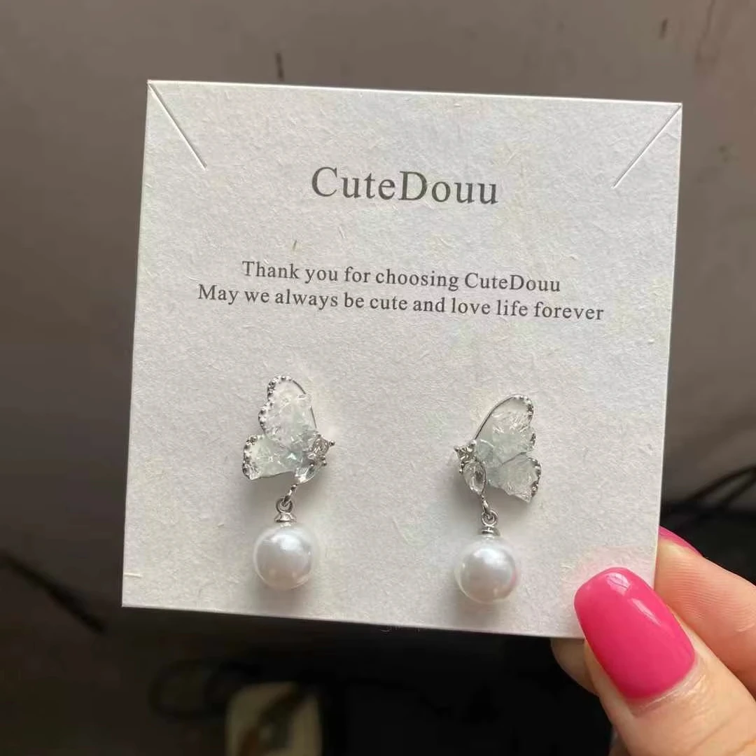 Custom logo 385g texture paper color printing small business thank you business card