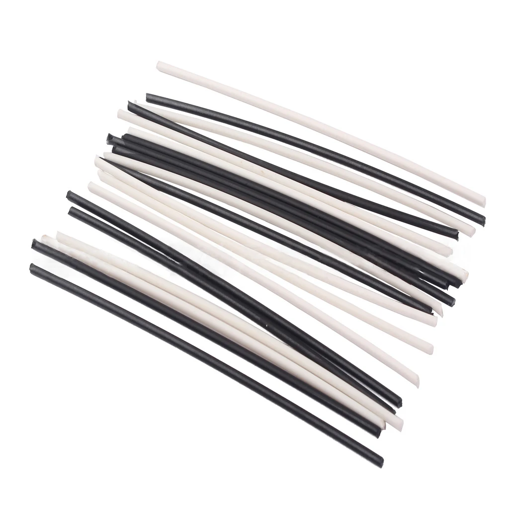 1.5mm 2mm Guitar Neck Fingerboard Side Inlay Dots Markers  black white  ABS fretboard sticks plastic strips Guitar Side Dot