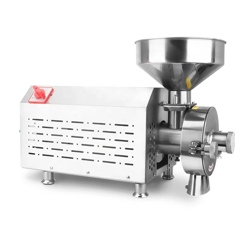 HANBOO HBM-101-3500W Stainless Coffee Wheat Maize Spice Rice Pepper Chili Soy Cereal Flour Milling Grinding Equipment Machine