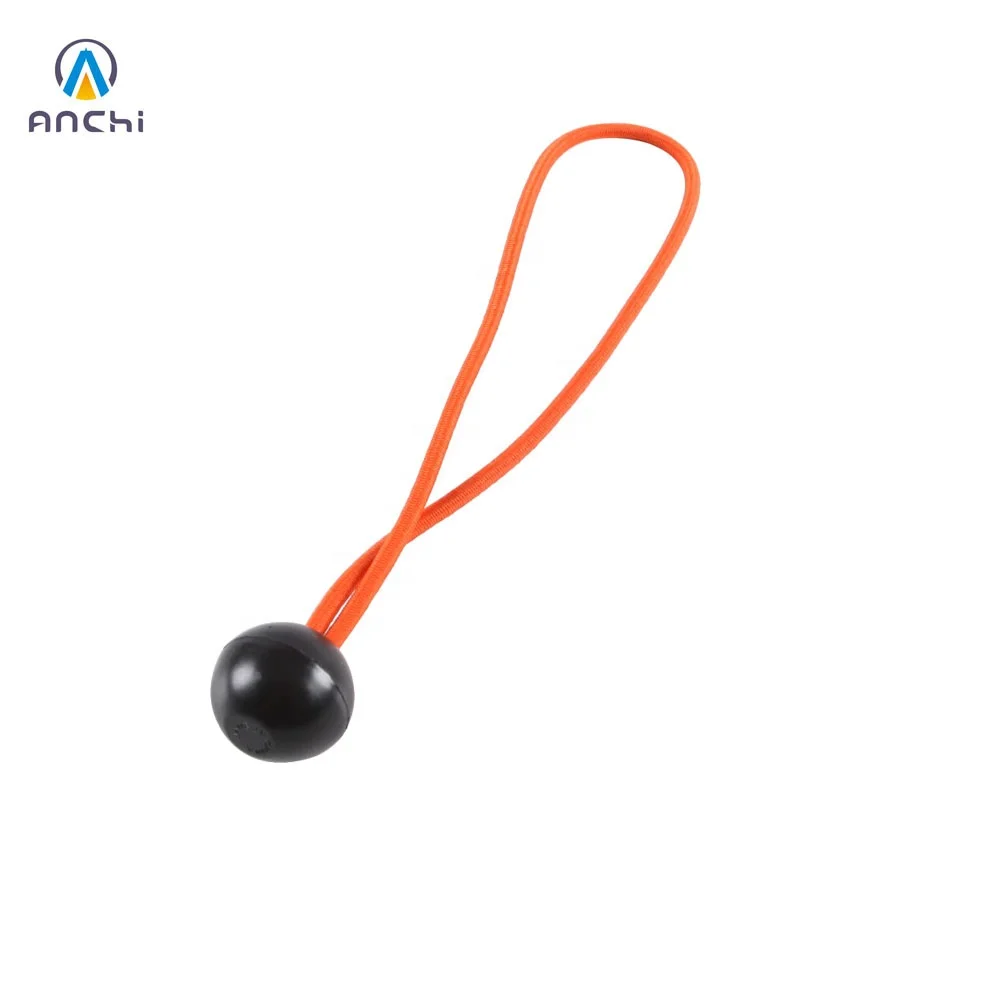 4mm Colored elastic bungee ball cord for tents 22cm