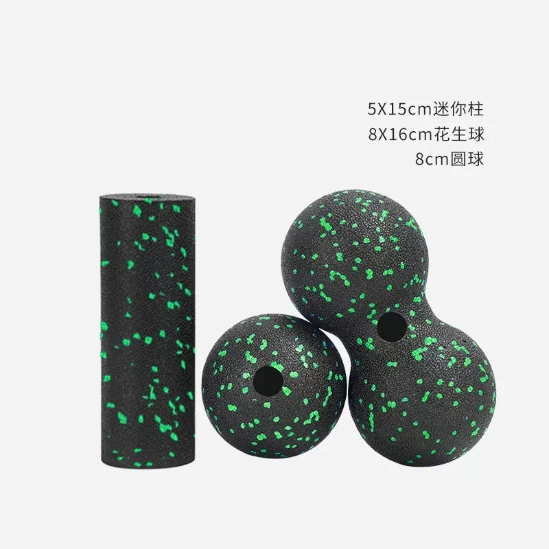 Snbo fitness exercise epp foam roller wholesale eco friendly 2 in 1 hollow back massage yoga foam roller set