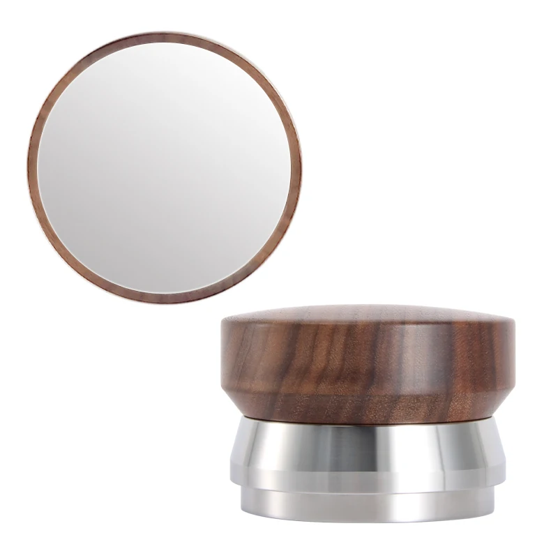 58mm Distributor Powder Hammer Leveler Espresso ethiopian Distribution Tool Adjustable Coffee Press Tamper