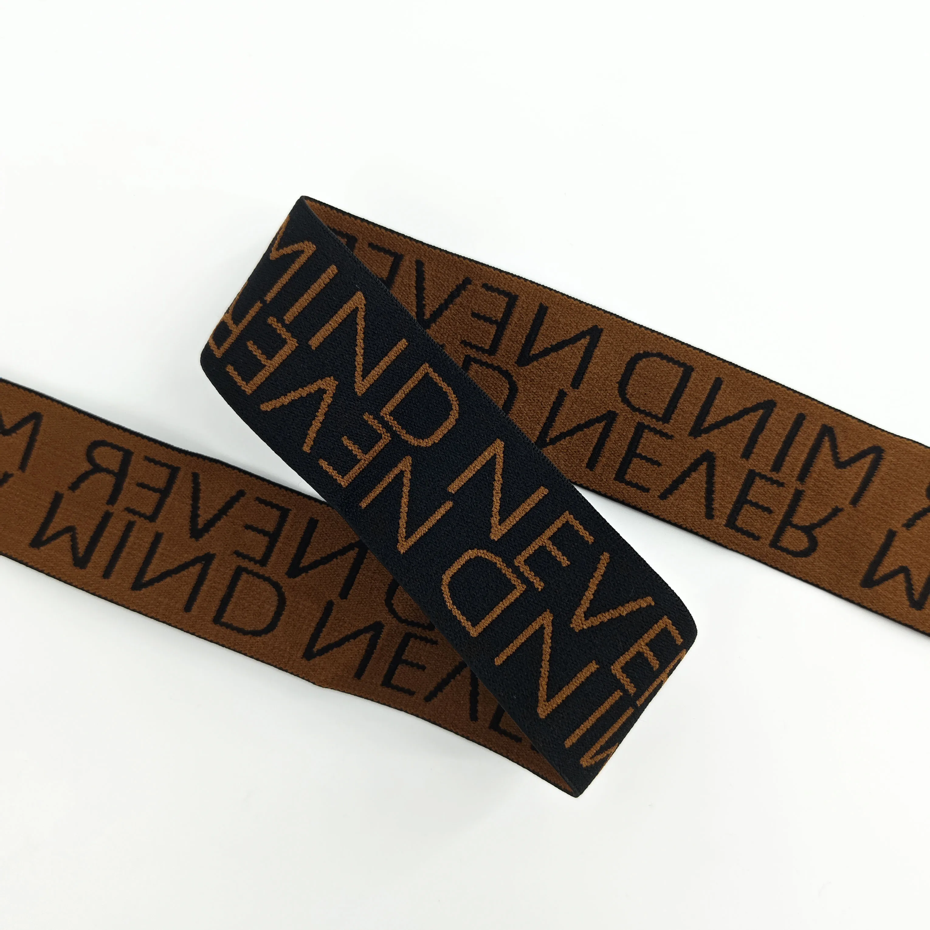 Free sample manufacturer custom slip woven micro low waist elastic embroidery band