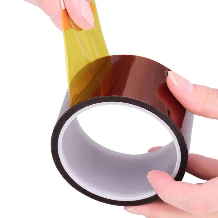 2mm 3mm Green Dark Brown Single Double Sided Heat Resistant High Temperature Kaptons Polyimide Lash Tape For Eyelash Extensions