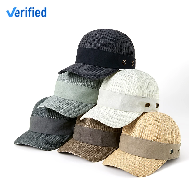Original peaked cap summer vintage baseball cap male  hats and caps Straw hat