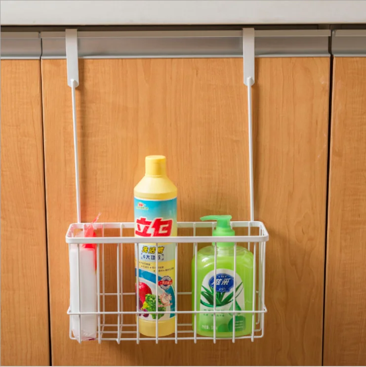 Over the Cabinet rack door rear basket rectangular bathroom cabinet door grid wire hanging baskets