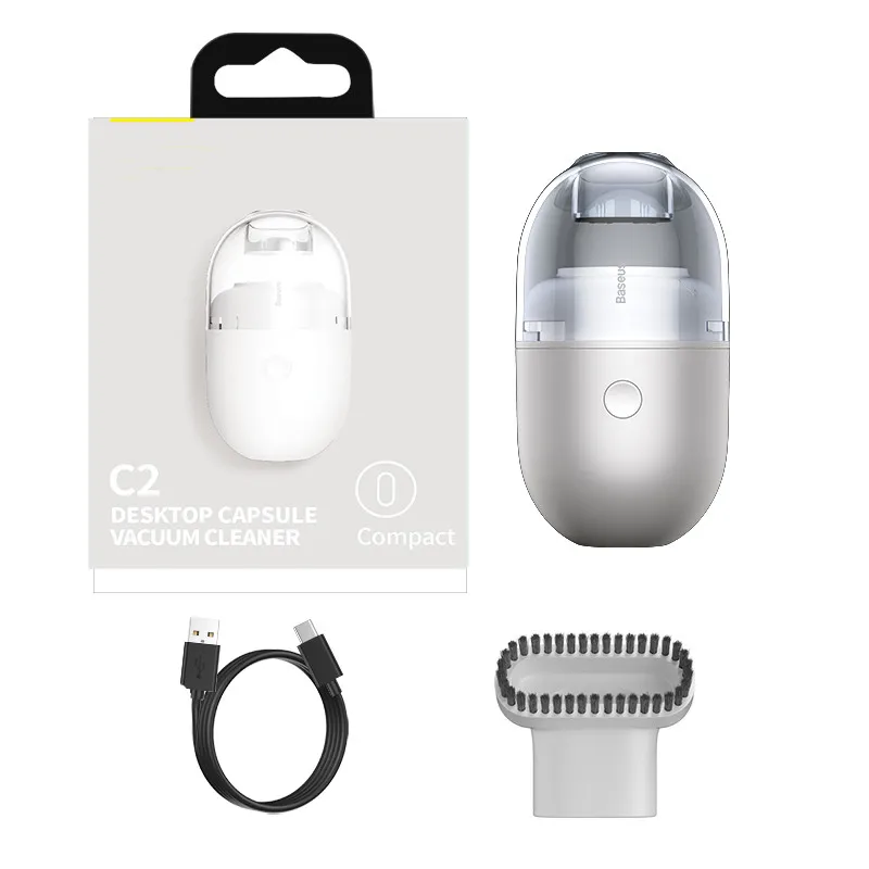 Suitable For School And Classroom Office C2 Usb  Handheld Desktop Mini Capsule Vacuum Cleaner