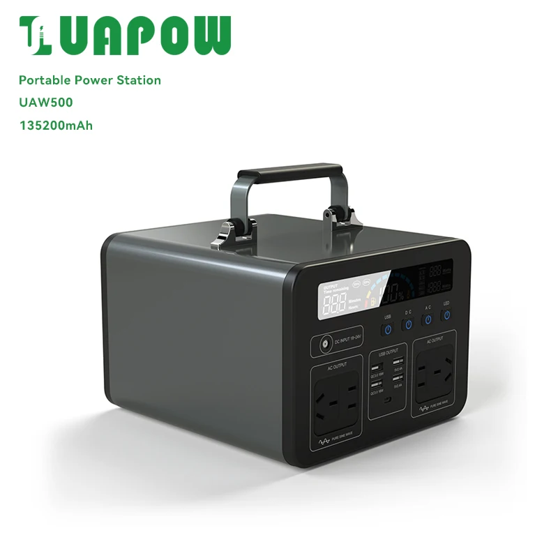 High Power 300wh 500W 1000W portable solar generator power station  for camping 110V 220V   outdoor power supply