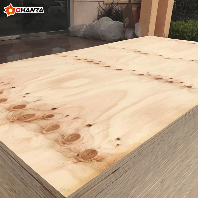 18mm 3/4 Pine Plywood Sheet For Roofing Structural & Outdoor Wall Exterior