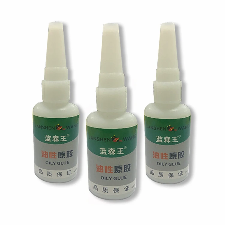 wholesale price strong adhesive Plastic rubber Cyanoacrylate Super Glue fast curing transparent color for shoes