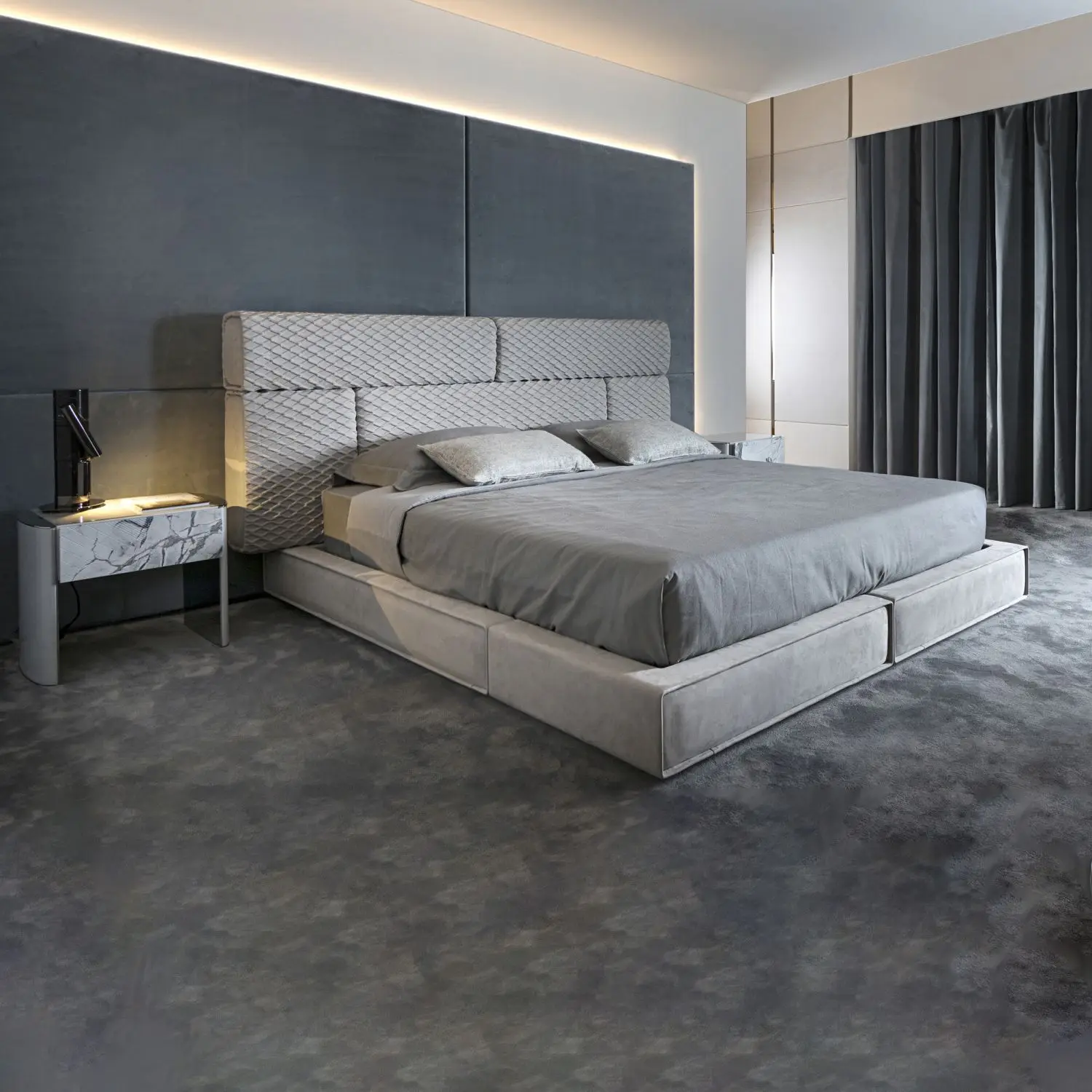 Odm Modern Bad Sleep King Size Bed Frame Luxury Leather King Size Headboard Double Full Sizebedroom Furniture