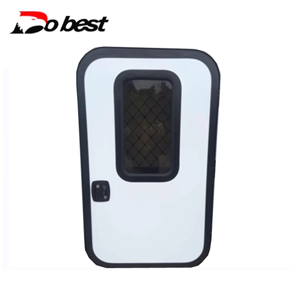 Aluminum alloy RV caravan motorhome Teardrop Camper Trailer Door