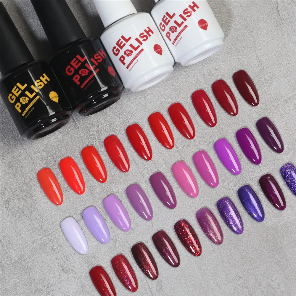 Missgel private label custom logo summer rainbow pastel neon colors soak off gel nail polish uv gel