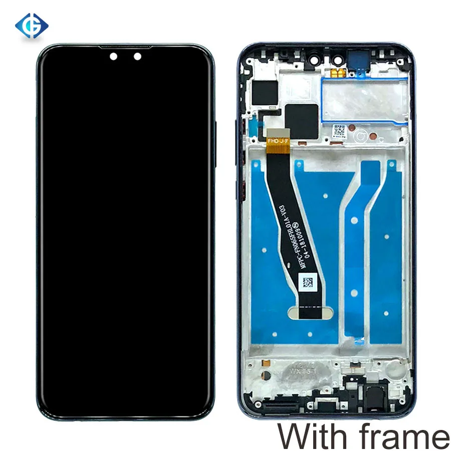 Mobile Phone Y9 2019 LCD for Huawei Y9 2019 LCD Screen with Frame Assembly