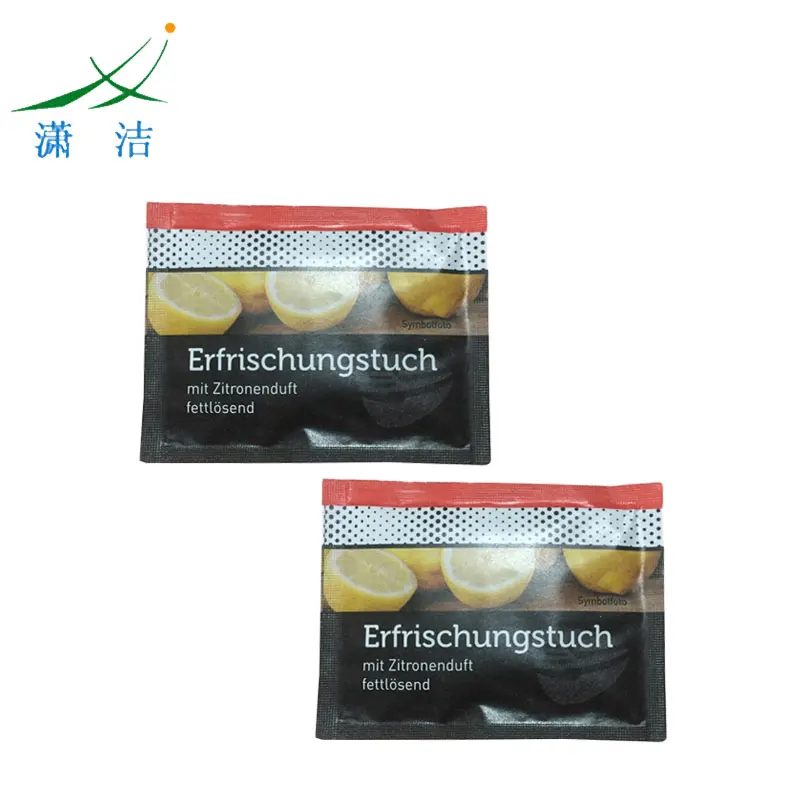 2022 wet napkin restaurant perfume biodegradable  wet wipes