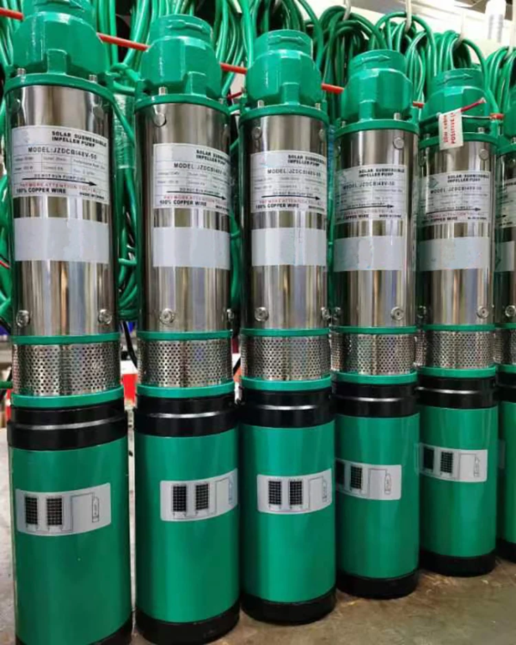 3 Inch 300W 36V Plastic Impeller Brush Solar Water Pump Solar Powered  Brush Submersible Solar Pump for Deep Well