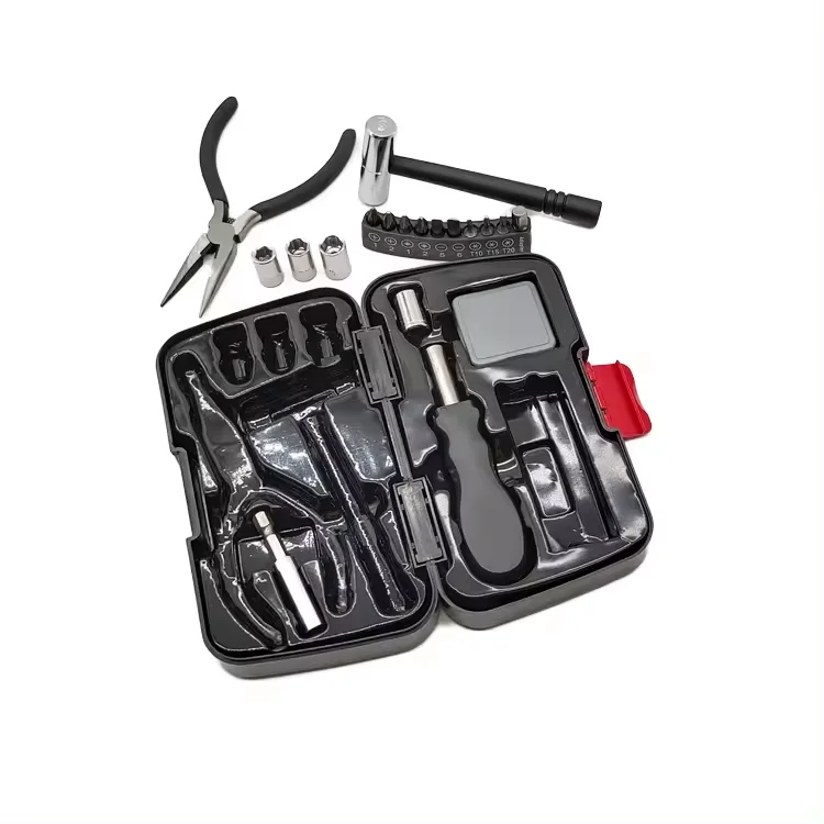 25pcs Multi-Function Tool Set Professional Workshop Repair Tool Boxes Car Hand Repair Home Tool Kit