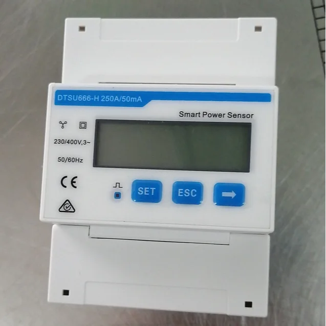 smart meter Power Sensor Dtsu666-H 250A/50mA Three Phase Smart Meter