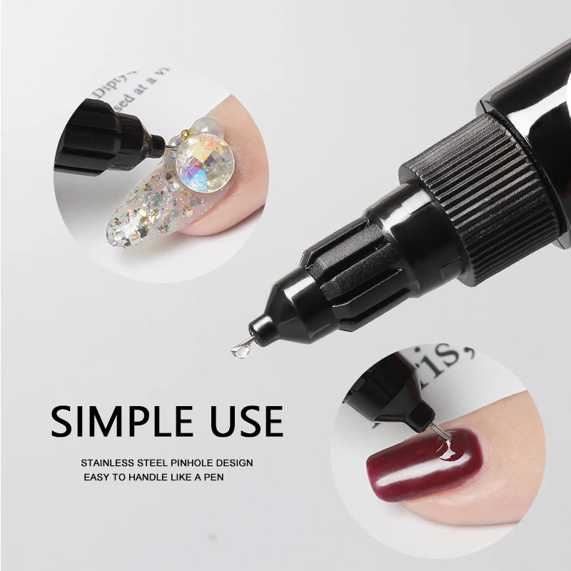 Nail Art Gel Polish Uv Gel Nail Salon 10ml Soak Off Uv Led Rhinestone Glue Gel